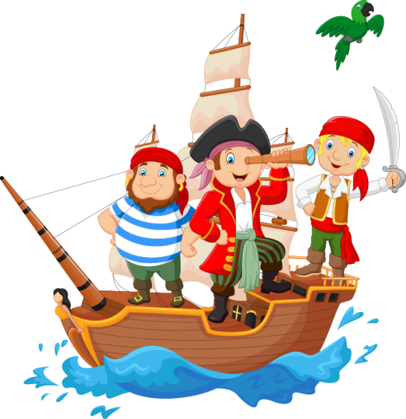 Пират мультяшный