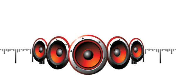 Музыкальная колонка на прозрачном фоне