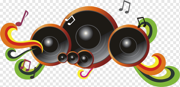 Муз колонки на прозрачном фоне