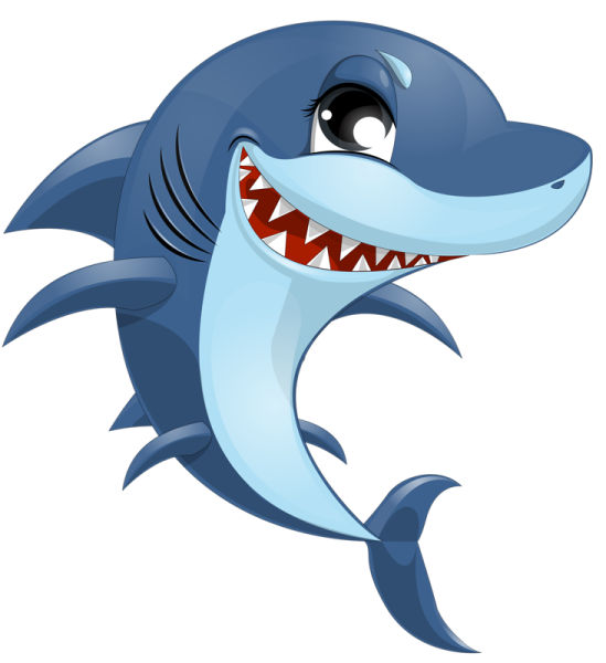 Акула мультяшная