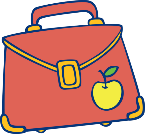 Рисование школьный портфель