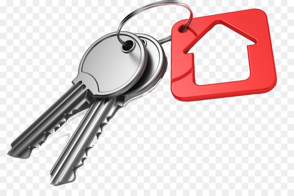 Ключи от квартиры на прозрачном фоне