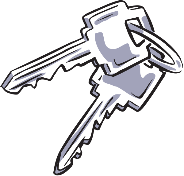 Трафарет ключей от машины