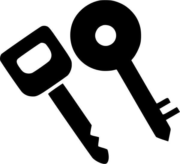 Ключ без фона