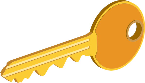 Ключ мультяшный