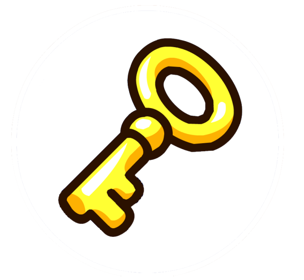 Ключ мультяшный