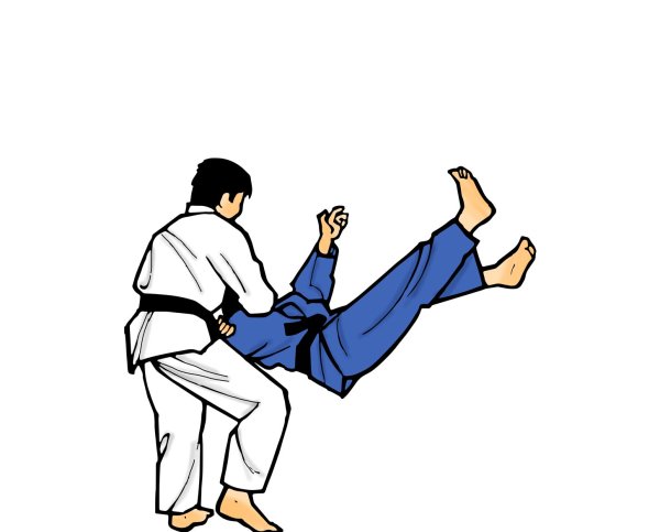 Okuri Ashi Barai дзюдо