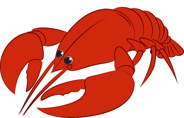 Лобстер мультяшный