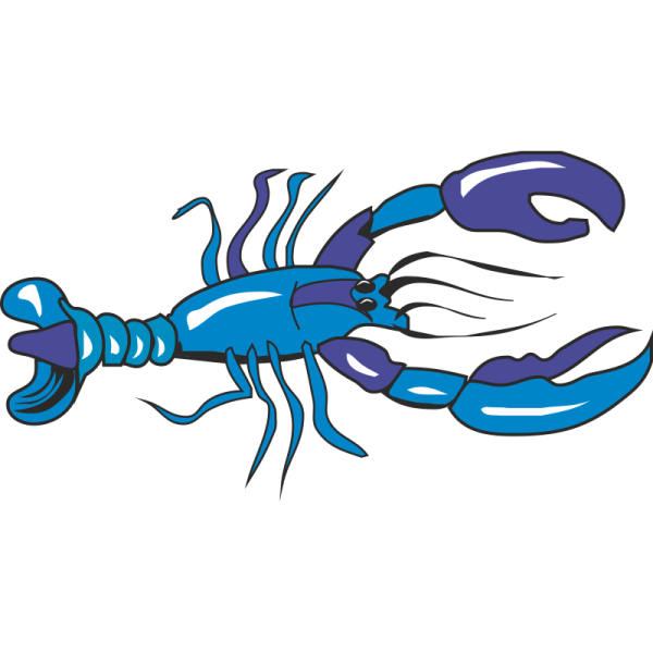 Лобстер мультяшный