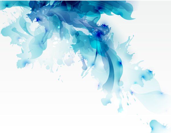 Бело голубая абстракция