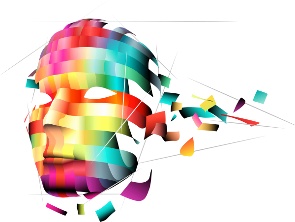 Абстрактные разноцветные фигуры