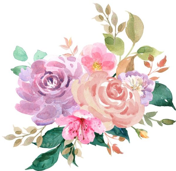 Акварельные веточки