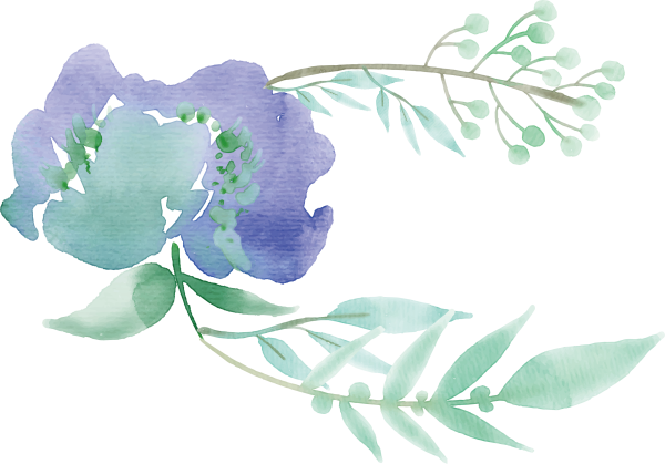Акварельные цветы
