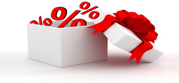 Скидка 50% подарок