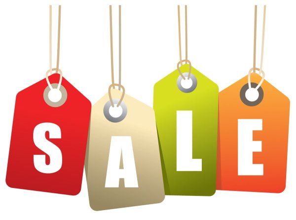 Sale на белом фоне