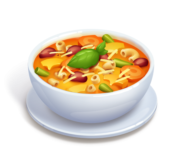 Суп мультяшный