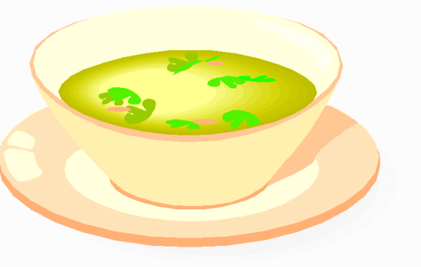 Суп в тарелке для детей