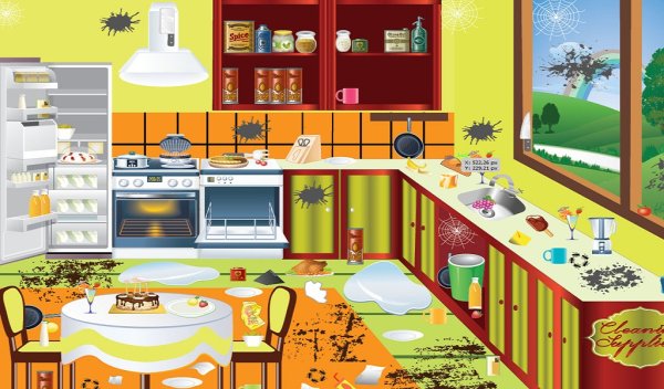 Кухня детский клипарт