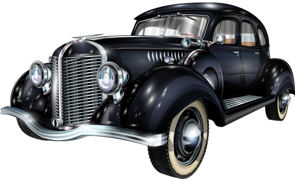 Старинный автомобиль без фона