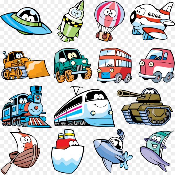 Мультяшный транспорт