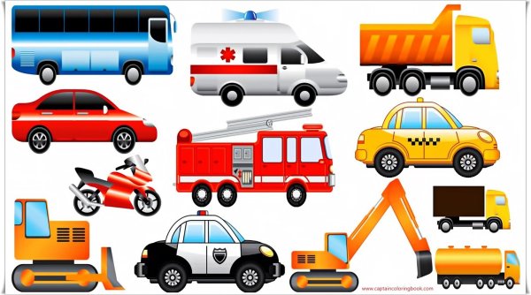 Грузовые и легковые автомобили для детей