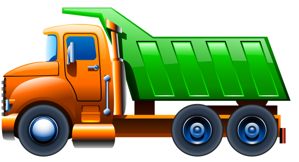 Грузовик мультяшный