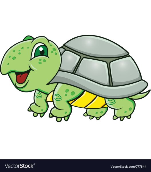 Черепаха мультяшка