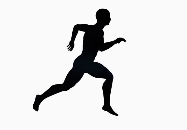 Силуэты людей в движении