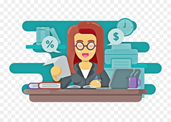 Бухгалтер мультяшка