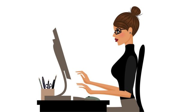 Секретарь мультяшный