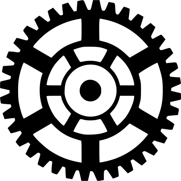 Стилизованная шестеренка