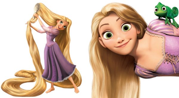 Рапунцель на качелях