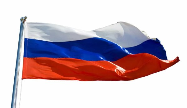 Знамя России на прозрачном фоне