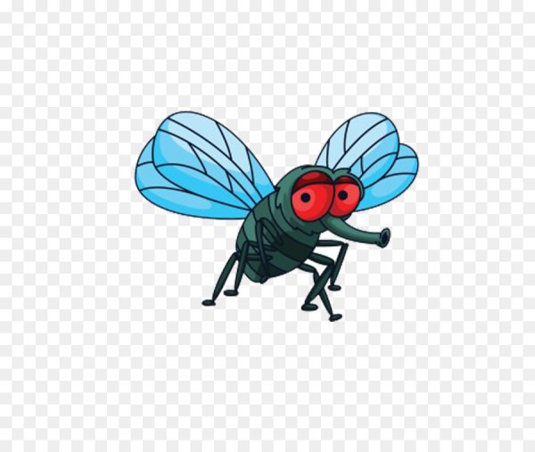 Муха мультяшный
