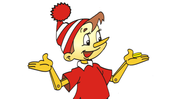 Буратино рисунок на прозрачном фоне