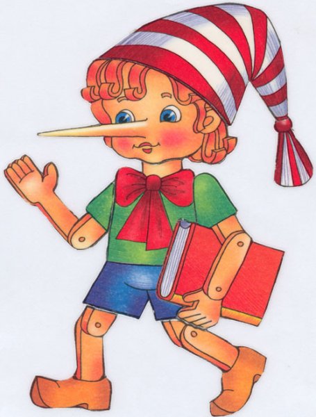 Буратино детский клипарт