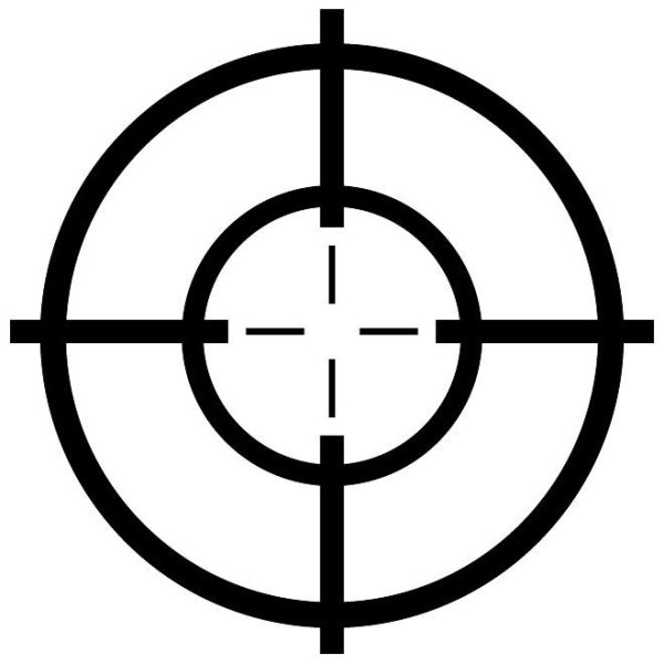 Снайперский прицел мишень