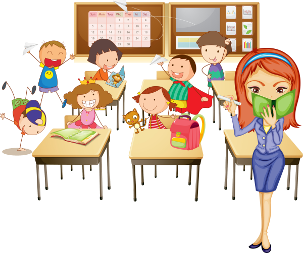 Урок в школе рисунок