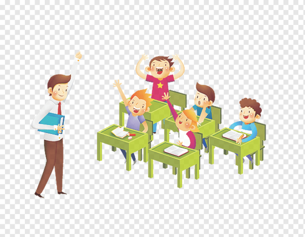 Дети в классе иллюстрация