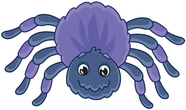 Паучок мультяшный