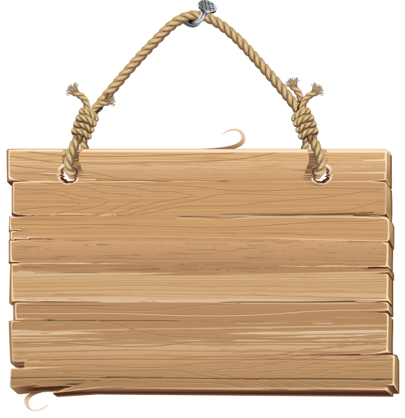 Деревянная табличка