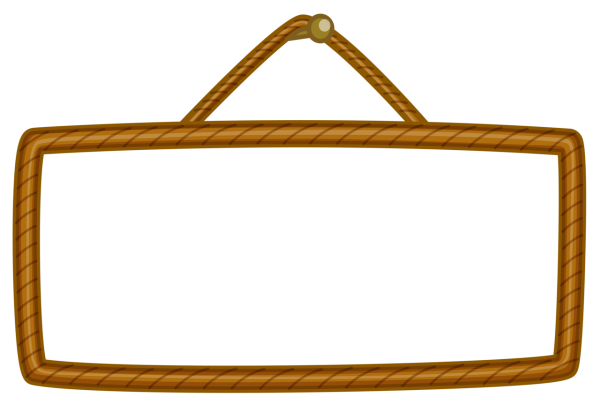 Табличка на прозрачном фоне