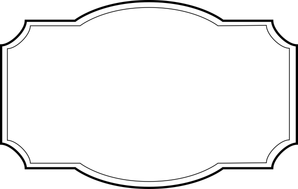 Фигурная рамка для текста