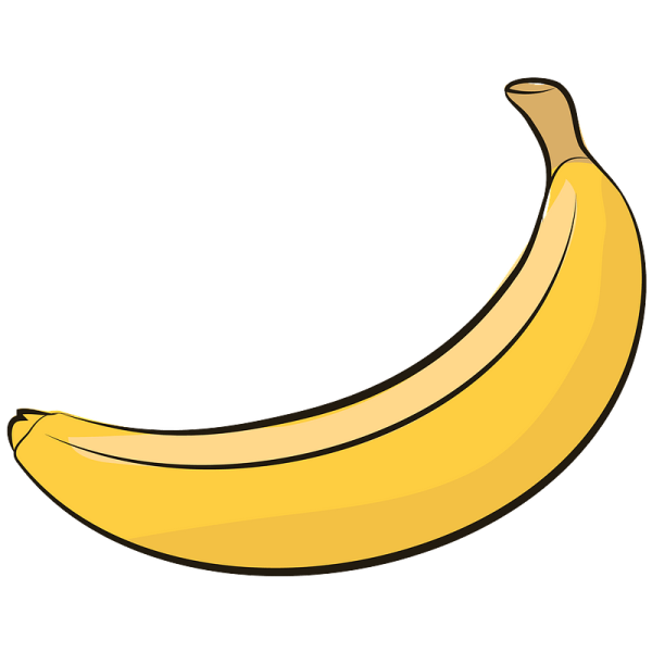 Изображение банана для детей