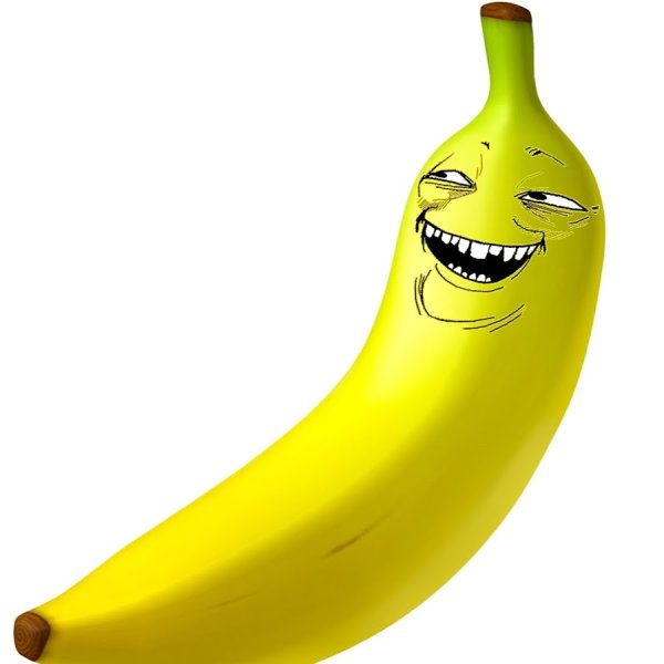 Желтый банан