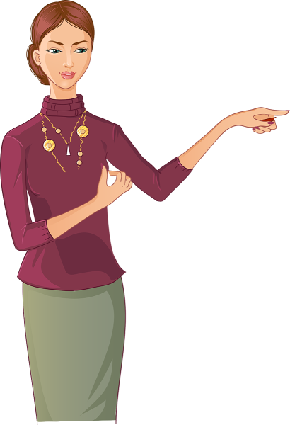 Учитель на прозрачном фоне