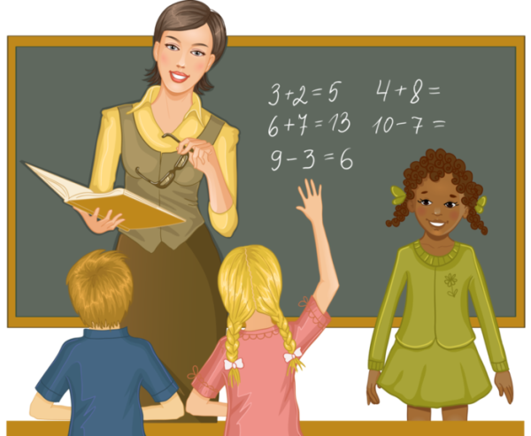 Учитель и ученик иллюстрация