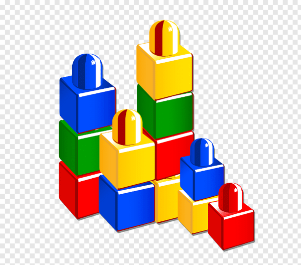 Пирамидка из кубиков вектор