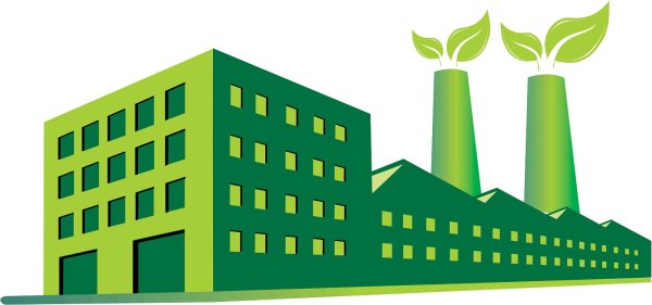 Завод иллюстрация