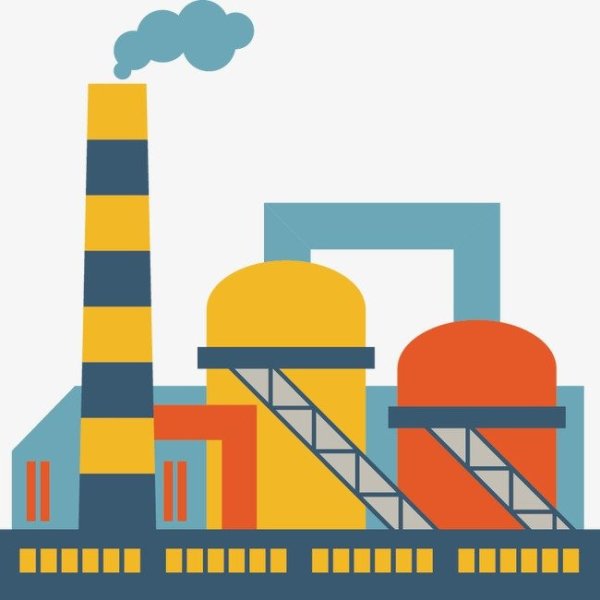 Промышленное здание иконка